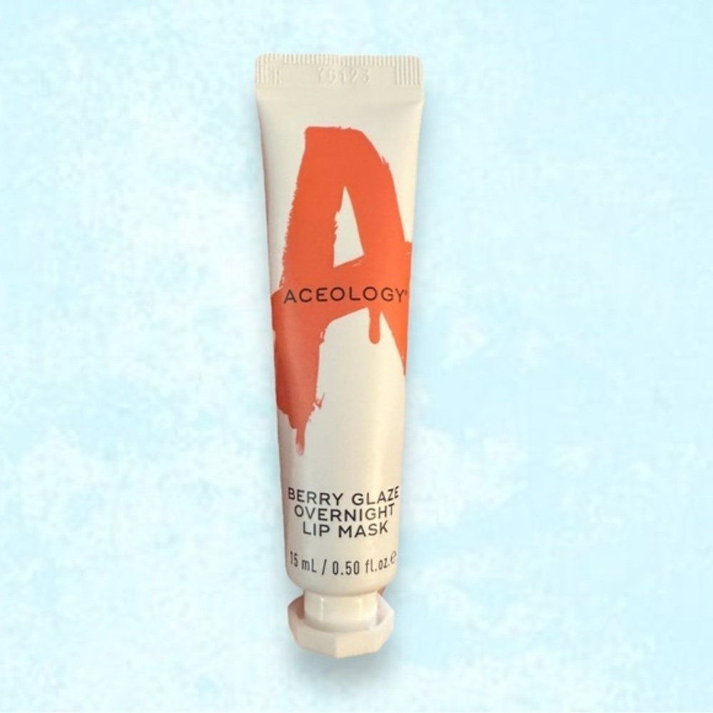 🆕 NWT Aceology Berry Glaze Overnight Lip Glaze Mask 15mL Korean Beauty